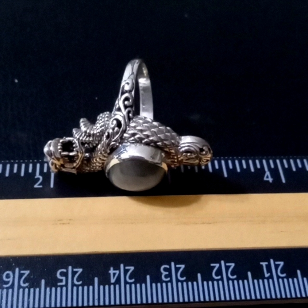 BALI LEGACY DRAGON ππ²π AND LABRADORITE RING. - Picture 8 of 8